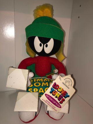 Warner Bros Looney Tunes Marvin The Martian 12 " Plush Stuffed Doll Toy 1994 Bugs