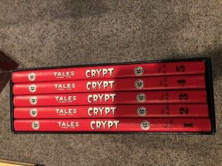 Ec Comics Complete Tales From The Crypt Russ Cochran Hc Slipcase 5 Vol Set Nm