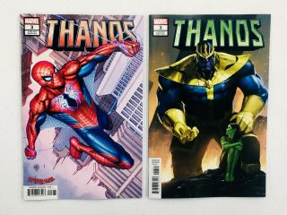 Thanos 3 1:25 Variant Marvel Comic 1st Print 2019 Nm Ariel Olivetti
