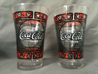 Vintage Coca Cola Tiffany Style Stained Glass