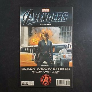 Avengers Prelude Black Widow Strikes 3 Nm Scarlett Johansson Photo Variant