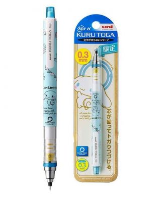 Sanrio Cinnamoroll Uni Kuru Toga 0.  3mm Mechanical Pencil (m3 - 650sr 1p.  Cnc)
