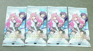 Precious Memories Card The Asterisk War 4 Packs Authentic Movic Japan