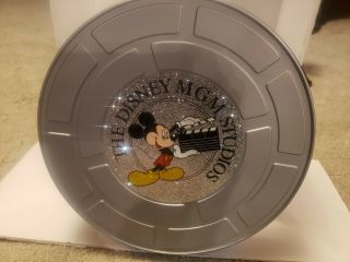 Disney Mickey Mouse Movie Reel Tin.  Empty.  Pre - Owned