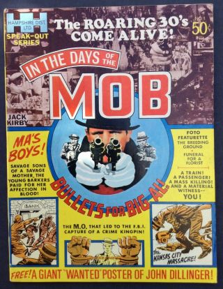 In The Days Of The Mob,  Jack Kirby,  Vince Colleta,  Bronze Age,  Comic Books,  1971