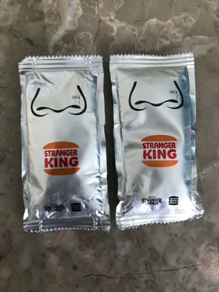 Stranger Things Burger King Ketchup Packet