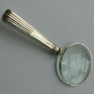 William Hutton & Son HM Silver Handle Magnifying Glass Sheffield 1905 4