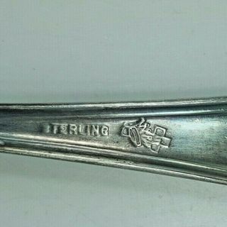 3 Vintage Sterling Silver Souvenir Spoons - Denver,  SD,  Alabama 4