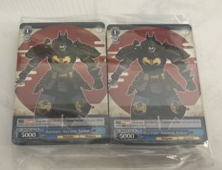 Anime Expo Ax 19 2019 Weiss Schwarz Batman Ninja Demo 50 Card Deck