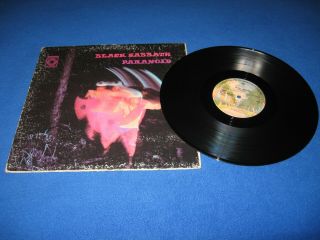 Black Sabbath - Paranoid Lp (rare Orig 1st Quadraphonic Edition,  Ozzy)