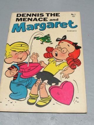 Dennis The Menace And Margaret No.  1 Winter 1959 Vg
