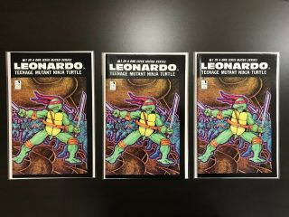 Leonardo 1 Teenage Mutant Ninja Turtles One Shot - Tmnt - (3 Books) High Grades
