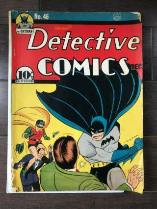 Detective Comics 46 Death Of Hugo Strange Key Issue L@@k