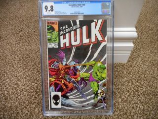 Incredible Hulk 302 Cgc 9.  8 Marvel 1984 White Pg Movie Avengers Skull Cover
