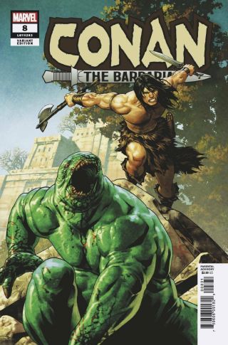 Conan The Barbarian 8 1:25 Saiz Variant Marvel Comics Eb52