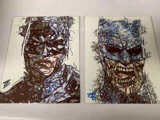 Batman Bam Box Art Print Signed By The Artist Sam Zalch Reg,  Limited Print /500