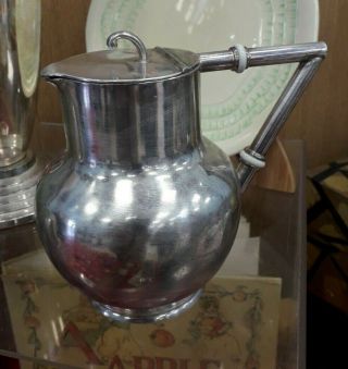 Christopher Dresser Style Silver Plated Deco Jug