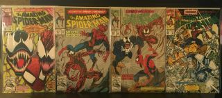 Spider - Man 360,  361,  362,  363 2nd Print Silver 1st Carnage Nm