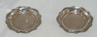 Spanish Pasgorcy Silversmiths? 915 Silver Shallow Pin Trays/dishes