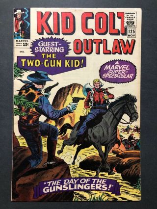 Kid Colt Outlaw 125 (nov 1965,  Marvel) Feat Two - Gun Kid Cowboy Western