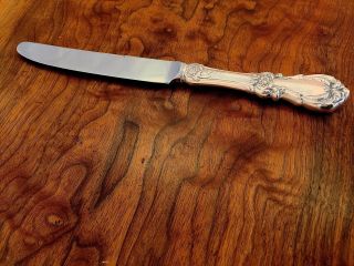 Reed & Barton Sterling Silver Handled Dinner Knife: Burgundy 1949 No Monogram