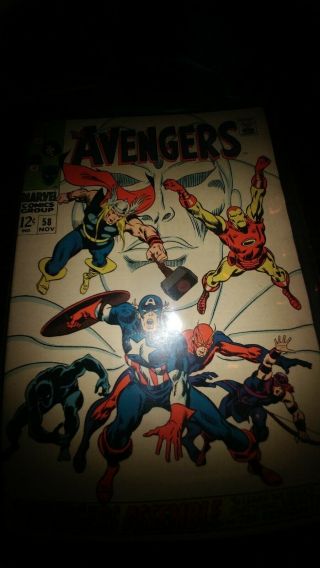 Avengers (1963) 58 Fn (6.  0) Origin & 2nd App Vision