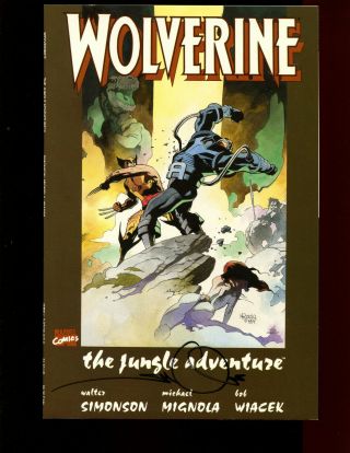 Wolverine Jungle Adventure (9.  4) (nm) Auto/walter Simonson W/coa
