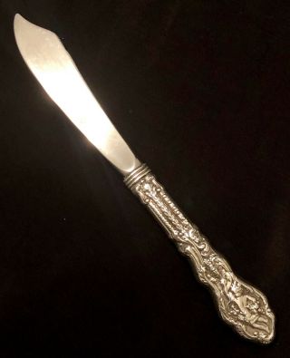 Gorham Versailles Sterling Silver Hollow Handle Master Butter Knife Cherub 6 7/8