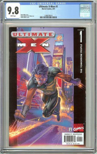 Ultimate X - Men 1 Cgc 9.  8 White Pages (2001) 1286078014