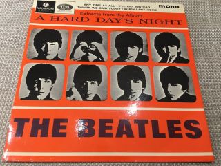 The Beatles - - E.  P.  A Hard Days Night Red.  Gep.  8924