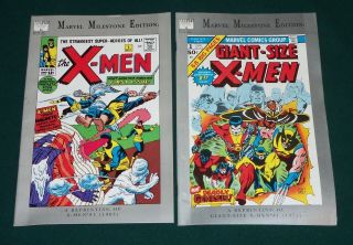 Marvel Milestone Edition: X - Men 1 (1963),  Giant Size 1 (1975) Reprints (1991)