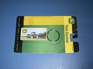 JOHN DEERE Tractor Model A Thermometer and Tractor Photo Keychain in Package 2