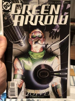 Signed Green Arrow 5 By Writer Kevin Smith - For Charity