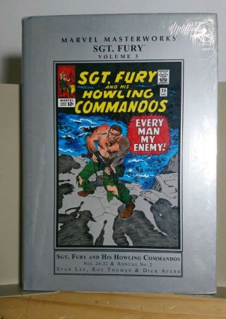 Marvel Masterworks Sgt.  Fury & Howling Commandos Volume 3 Hc