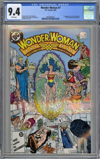 Wonder Woman 7 Cgc 9.  4 Nm Wp 1st Cheetah (barbara Ann Minerva) Dc 1981 Hot