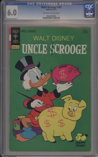 Uncle Scrooge 107 - Cgc 6.  0 - 0604290005