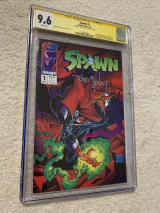 Spawn 1 Cgc Ss 9.  6 Signed By Todd Mcfarlane Image Comics 1992 Movie