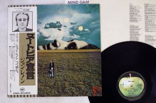 John Lennon Mind Games Apple Eap - 80950 Japan Obi Vinyl Lp