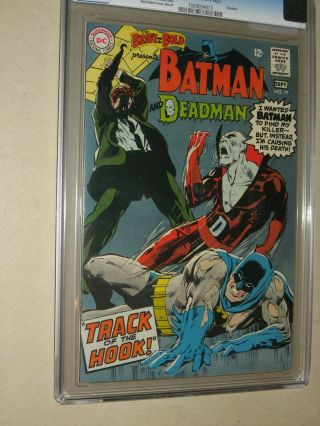 BRAVE AND THE BOLD 79 BATMAN DEADMAN (DC COMICS 1968) NEAL ADAMS ART CGC 9.  2 2
