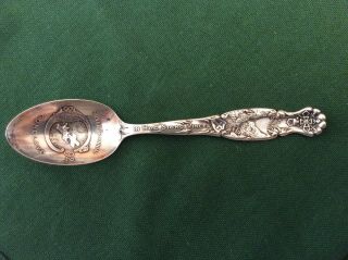 Vintage Sterling Silver Souvenir Spoon Knights Templar 1892