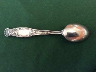 Vintage Sterling Silver Souvenir Spoon Knights Templar 1892 3