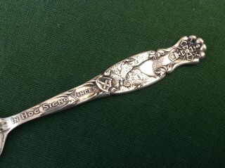 Vintage Sterling Silver Souvenir Spoon Knights Templar 1892 4