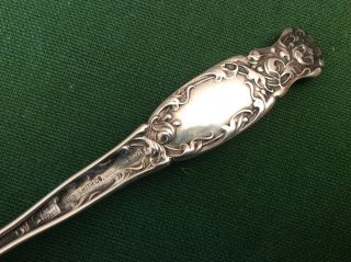 Vintage Sterling Silver Souvenir Spoon Knights Templar 1892 6