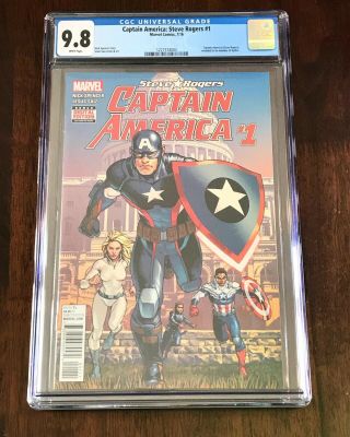 Captain America Steve Rogers 1 Cgc 9.  8 1st Captain America As Hydra Agent