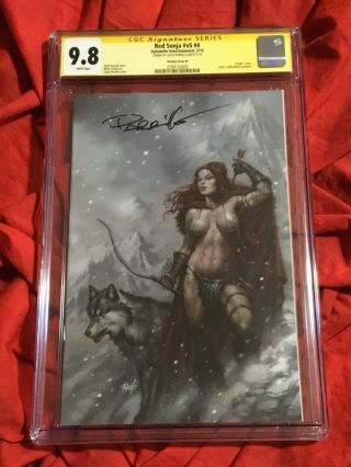 CGC SS 9.  8 RED SONJA 4 VIRGIN EXCLUSIVE VARIANT SIGNED BY LUCIO PARRILLO 4