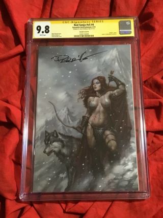 CGC SS 9.  8 RED SONJA 4 VIRGIN EXCLUSIVE VARIANT SIGNED BY LUCIO PARRILLO 5