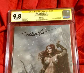 CGC SS 9.  8 RED SONJA 4 VIRGIN EXCLUSIVE VARIANT SIGNED BY LUCIO PARRILLO 7