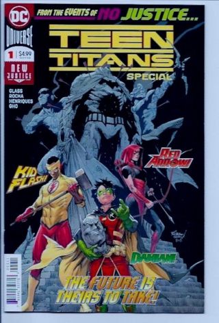 Teen Titans Special 1 1st Print 1st Appearance Of Crush - Lobo’s Daughter Nm/nm,