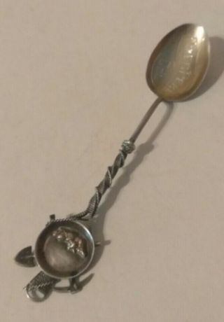Antique Sterling Silver Pike 