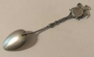 Antique Sterling Silver Pike ' s Peak Colorado Gold Mining Spoon 4